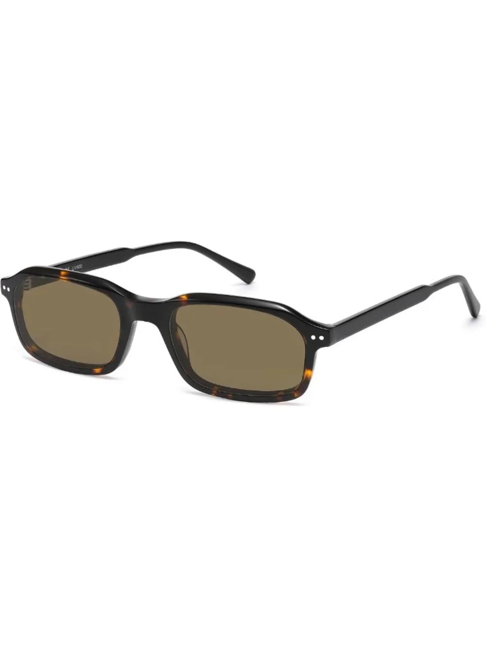 Classic Rectangle Polarized Sunglasses | UV400 Acetate Frame | Unisex Daily Wear